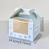 Bolsa de Regalo para el Día del Niño, Regalos Pequeños, Galletas, Galletas de Copo de Nieve, Cajas de Colores, Cajas de Dulces para Nochebuena, Cajas Portátiles