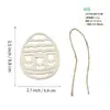 Nuevos Adornos Colgantes de Madera para Pascua Hechos a Mano, sin Terminar, Huevos de Madera Huecos para Decoración del Hogar y el Aula