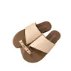 Sandálias Rasteirinhas Slip-On Retrô para Mulheres, Novas Tendências de Verão 2026, Casuais Versáteis, Sandálias Slide de Férias