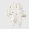Ropa para Bebé Primavera y Otoño Algodón Puro Mono para Bebé Capa Base Pelele para Recién Nacido Traje de Gateo Otoño e Invierno Manga Larga