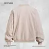 Moletom com Design de Estampa de Carta Americana Masculino Casual Solto Primavera e Outono Streetwear Marca Tendência ins Roupa Esportiva