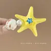 2026 Nuevo Pinza de Pico de Pato Floral de Alta Gama para la Costa con Pasador de Flor de Peonía Simulada, Accesorio para el Cabello de Estilo Vacacional para el Lado