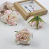 Pintura a Óleo Rosa Simulação Casamento Flor Falsa Parede DIY Material Feito à Mão Adereços de Flores Decorativas Material para Fazer Flores de Grampo de Cabelo