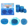 Limpiador de inodoro Blue Bubble (paquete de 10), potente desodorizante y refrescante con fragancia.