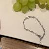 Estilo Coreano ins Moderno Fresco de Moda Pulsera Desgastada Estilo Frío Simple Distintivo Pulsera de Cadena Pulsera de Eslabones