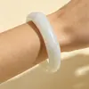 Nuevo Pulsera Geométrica de Resina Negra y Blanca Pulsera de Resina Geométrica Estilo Ins Moda Europea y Americana Pulsera Personalizada para Mujer