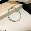 Tendencia Nacional Nuevo Brazalete Chinoiserie de Piedra Natural para Mujer 2024 Nuevo Popular Chinoiserie Joyería de Mano Brazalete de Gama Alta Venta al por Mayor