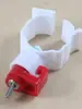 Bebedouro de Frango com Copo de Água Integrado, Copo Suspenso, Haste de Aço, Bebedouro Semi-Encaixável para Frangos, Patos, Gansos, Codornas