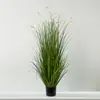 Plantas Verdes Simuladas, Hierba de Juncos de Alta Gama, Cola de Perro, Adornos para Sala de Estar del Hogar, Árboles Falsos, Decoración de Interiores, Plantas Suaves