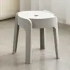 Taburete Bajo Infantil para el Hogar Banco Pequeño Silla para Adultos Plástico Engrosado Sala de Estar Baño Deslizante Taburete de Baño Taburete de Baño