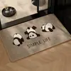 Alfombra antideslizante para baño tejida de lino, alfombrilla absorbente para el suelo para la entrada del baño y el lavabo, alfombrilla para los pies del inodoro, alfombra anticaídas
