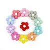 Accesorios de Herramienta de Tejer DIY con Forma de Flor Linda Transfronteriza Tapa Antideslizante para Agujas