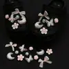 Accesorios Morado Taro para Zuecos de Mariposa Iris DIY Creativos Lindos Hebillas Decorativas para Zapatos para Niñas, Dijes Desmontables para Zapatos