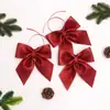 Lazo pequeño pintado en polvo de EVA, decoraciones navideñas hechas a mano para bricolaje, accesorios de iluminación ambiental, adornos y accesorios de lazo