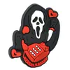 Cuentas para bolígrafo de PVC de Halloween, cuentas de calavera de dibujos animados, cuentas de hilo, cuentas centrales de fantasma lindas