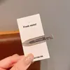 Grampo de Cabelo Pequeno Fino Sem Costura Estilo Coreano para Mulheres Novo Franja Lateral Maquiagem Testa Presilhas Bico de Pato Acessórios de Cabelo
