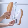 Estante de Secado Almacenamiento Estante para Secar Zapatos Viento Creativo Doble Gancho Balcón Multiusos Colgador de Ropa Gancho Estante para Secar Zapatos