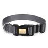 Nuevo collar para mascotas transfronterizo anti-rotura reflectante anti-pérdida collar para perro ajustable con letras correa para mascotas