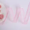 Estilo Ins Série Rosa Fita Flor Embalagem de Bolo Fita de Gaze Laço de Tecido Fita de Embalagem Feita à Mão