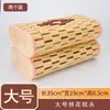Almohada de bambú, con estampado de mahjong, hueca y transpirable, almohada de esterilla refrescante, adecuada para saunas, soporte para el cuello, cuentas de masaje, para una persona, almohada refrescante para el verano