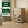 Armário de revistas com porta basculante estilo tronco de árvore Estante estilo japonês Estante com prateleiras Armário com gavetas Armário lateral para sala de estar Armário de armazenamento para entrada Armário de armazenamento nórdico