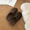 Estilo Holgazán Simple Japonés Diadema Birkenstock Pantuflas Mujer 2026 Cuero Suave Antideslizantes Suela Suave Versátil para Viajar Persona Perezosa Medias Pantuflas
