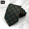 Gravata Masculina Social de Negócios Retro Moda Casual Jovem Luxo Leve Discreto Versátil Novidade Fresco Padrão Amarelo Verde