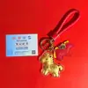 Llavero Popular "Get Lucky" de Shuibei para el Año del Caballo, Cadena para Teléfono de Cordón de Cuero de Poni, Accesorio para Bolsa, Pequeño Regalo Promocional, Práctico