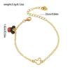 Pulseira de pedra Hao de desenho animado europeu e americano transfronteiriço, fofa, Mickey, Minnie, moda, pulseira com pingente de amor do Mickey, atacado