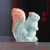 Figura de Animal de Cerámica para Mascota de Té, Caballo Pequeño Fresco y Lindo Obra de Arte para Mesa de Té