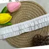 4cm Encaje Elástico de Algodón Adorno al por Mayor en Stock Accesorios de Encaje de Algodón para Ropa y Prendas
