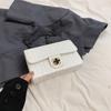 Bolso casual de celosía de diamantes popular de este año 2024 nuevo bolso bandolera de cadena versátil verano hombro axila bolso cuadrado pequeño