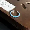 Anillo Abierto con Esmalte Geométrico Exquisito Sentido de Alta Gama Forma de Serpiente Mariposa Anillo de Moda Elegante Nicho para Mujer