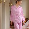 Novedad Más Vendido Pijama de Mujer Primavera y Otoño Seda de Hielo Manga Larga Ropa de Casa Verano Aire Acondicionado Conjunto de Traje Otoño 5326