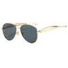 Nuevas Gafas de Sol Clásicas Retro Estilo Europeo y Americano Aviator con Doble Puente para Uso Diario en la Calle y Sesiones de Fotos con Estilo