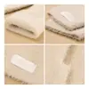 Guantes Calientes de Otoño e Invierno para Mujer, Sin Dedos, Pantalla Táctil, Delgados, Modernos y Versátiles, de Lana Engrosada y Terciopelo Imitación de Mink