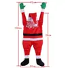 Traje de Escalada de Parede Veludo Grinch de Natal Traje Grinch Peludo Verde de Natal Decorações de Natal