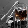 Pinza de Hielo Congelado Rápido para Vino Extranjero Personalizada Acero Inoxidable 304 Cubo de Hielo Whisky Cerveza Chapado en Titanio Hielo para Bar Vino al por Mayor