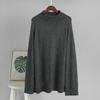 Ropa de punto de cuello alto de lana transfronteriza Europea y Americana 2025 Otoño e Invierno Nuevo suéter holgado de punto Ropa de punto cálida para mujer