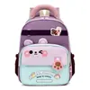 Mochila Infantil con Estampado de Oso Lindo Kindergarten Estilo Nuevo Mochila para Niños y Niñas Ligera Versátil Bolsa Escolar Transfronteriza