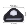 Hebilla Triangular Negra de Plástico con Forma de D de Múltiples Tamaños para Cincha de Mochila, Correa de Bolsa, Cincha de Bolso de Mano, Accesorios de Hebilla de Ajuste Fijo