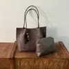 Bolsa tote Ruien minimalista de grande capacidade para uso diário e para o trabalho, para mulheres, com estilo retrô, design elegante e alto apelo estético, adequada para carregar no ombro ou sob o braço