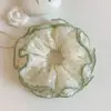 Nuevo Diseño Coreano de Nicho Hecho a Mano Encaje Plisado Encaje Banda para el Cabello Doble Capa Intestino Grande para el Cabello Accesorios para el Cabello