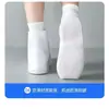 Cubrezapatos de Botas de Lluvia Viaje al Aire Libre Moda Adulto Hombres y Mujeres Botas de Lluvia Engrosadas Zapatos Impermeables Antideslizantes Cremallera Portátil Juguetes Pequeños