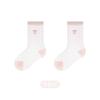 Calcetines de bebé de verano delgados para niños y niñas, lindos calcetines de tubo bordados, calcetines de algodón peinado transpirables de malla para niños grandes