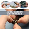 Dedal Grueso de Metal Vintage para Dedos para Uso en Casa, Presionador de Agujas, Enhebrador de Agujas de Coser a Mano, Herramientas de Costura en Caja de Hierro