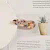 Grampo de Cabelo Popular Japonês e Coreano de Ácido Acético Estampa de Leopardo Textura Geométrica Presilha Bb Versátil Coração de Menina Presilha Doce para Franja Presilha Lateral para Mulheres