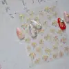 Fuegos Artificiales de Año Nuevo Pegatinas Doradas para Uñas Calcomanías para Uñas Estilo Chino Nuevo Tendencia Popular de Internet Materiales de Decoración de Fuegos Artificiales Perlados de Ensueño