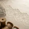 227452 Encaje Bordado Perforado de Malla Tencel, Suave y Apto para la Piel, Accesorios Decorativos para Ropa de Mujer y Niña Faldas