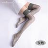 Meias Luoying 12D com Lurex e Nervuras de Seda Sexy Meias Sexy Finas Femininas Acima do Joelho Meias para Coxa 0919